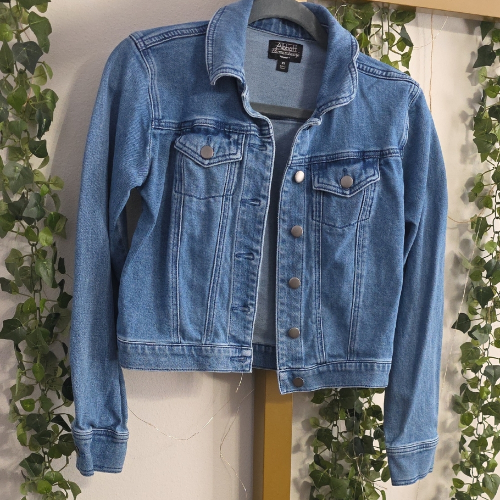 Abbott Elementary Soft Light Blue Jean Jacket